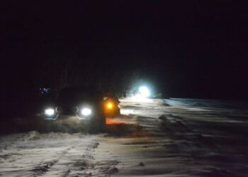 Trafik ved Hjørring. Foto: Presse-fotos.dk.