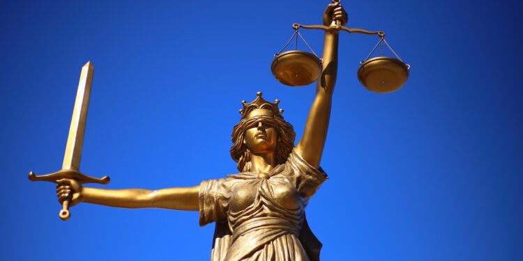 Justitia er retfærdighedens gudinde i romersk mytologi. Foto: Pixabay.