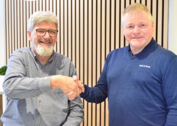 Robert Wolf fra Nocable og Carsten Jensen fra Jysk IT-Tech. Foto: Privat.