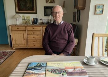 Kjeld Larsen har også i adskillige andre sammenhænge sat sit flotte og store præg på lokalområdet i og omkring Tversted. Foto (arkiv): Palle W. Nielsen.