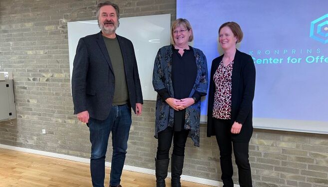 Formand Lars Busk Hansen fra Lærerkreds Nord, skolechef Anette Nedermark fra Hjørring Kommune og forsker Lone Bøgh Andersen. Foto: Niels Skipper.