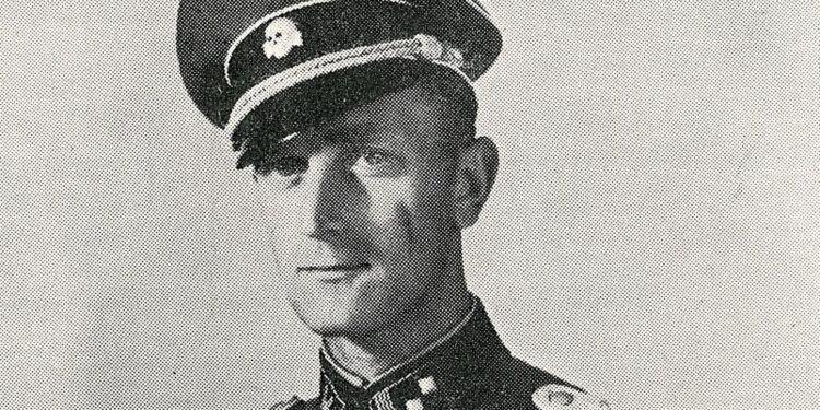 Per Sørensen i SS-uniform. Kilde: Frihedsmuseets fotoarkiv/Nationalmuseet.]