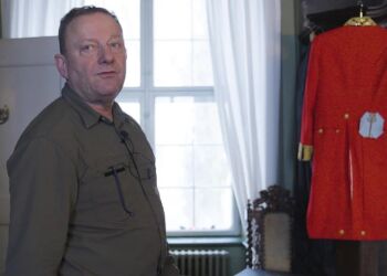 Hans Henning Rottbøll på Børglum Kloster. Foto: TV2 Nord.