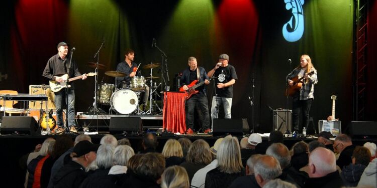 Slåbrock Band ved Skagenfestival. Foto: Arkiv.