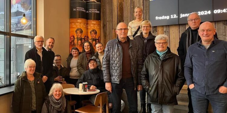 Medarbejderne hos Hirtshals Sogn i MovieHouse. Foto: Privat.
