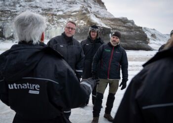Erhvervsminister Morten Bødskov (S) på Løkken Strand. Foto: VestEvent.