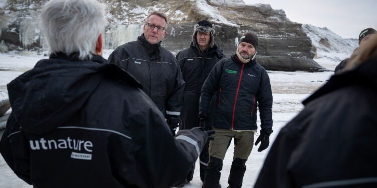 Erhvervsminister Morten Bødskov (S) på Løkken Strand. Foto: VestEvent.