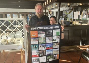 Klerly og Åge Vinther giver gerne annoncørerne omtale og synlighed. Foto: Palle W. Nielsen