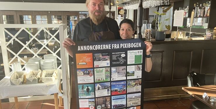Klerly og Åge Vinther giver gerne annoncørerne omtale og synlighed. Foto: Palle W. Nielsen