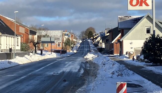 Sne i Lendum. Foto (arkiv): Palle W. Nielsen.