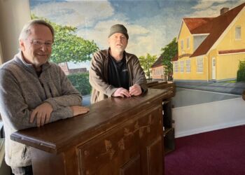 Tom Juul Nielsen og Kjell Røberg-Larsen er sammen om Bryghuset Lendum Kro. Foto: Palle W. Nielsen