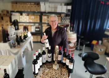 Arne Dahl Sørensen åbner vinbutik i Hjørring den 1. marts. Privatfoto