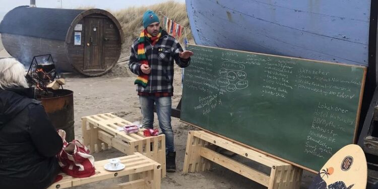 Idémand og ildsjæl Mads Halle Bruun er manden bag Artic Marley. Foto: Herdis Thomsen.