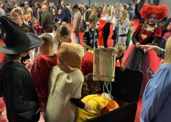 Tønden gav sidste år først efter hos de ældste børn. Foto: Niels Skipper.