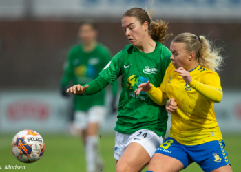 Senest Lærke Hammer var på hjemmebane for Fortuna var i efterårets kamp mod Brøndby IF Foto: Jess M. Madsen.