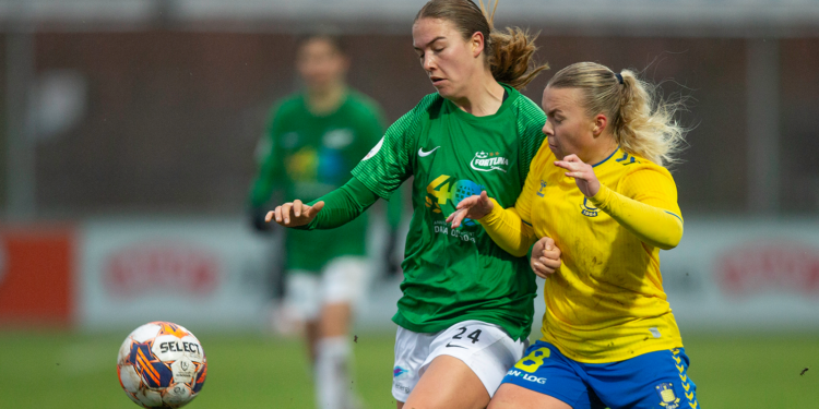 Senest Lærke Hammer var på hjemmebane for Fortuna var i efterårets kamp mod Brøndby IF Foto: Jess M. Madsen.