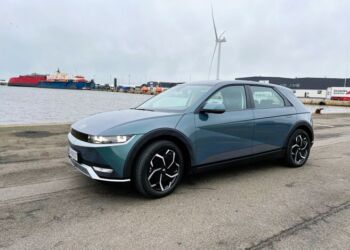 Hyundais elektriske Ioniq 5 fra Rørbæk Biler i Hjørring. Foto (arkiv): Niels Skipper.