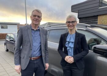 Brønderslev-borgmester Mikael Klitgaard (V) samt
EU-kandidat og tidl. minister Ulla Tørnæs (V).