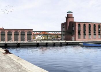 Grefisk fremstillling af det færdige Maskinrummet i Skagen.