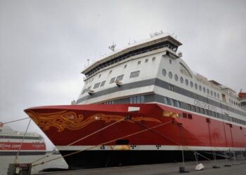 Oslofjord ved Sildekajen i Hirtshals Havn. Foto: Preben Andersen.