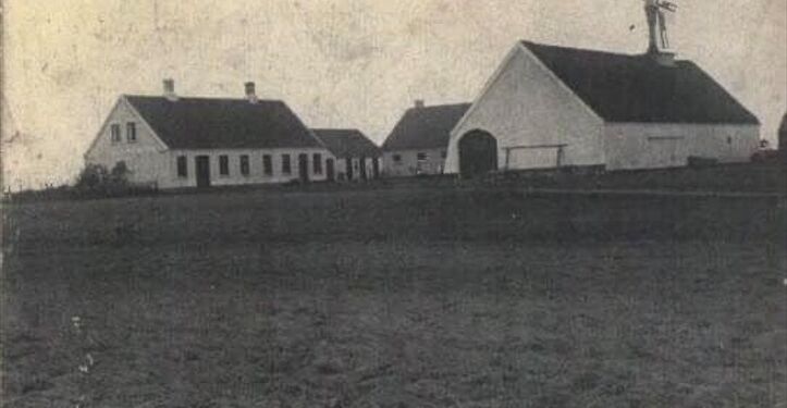 Nygård i Tversted omkring 1915. Ejet af Kren Baltsersen.