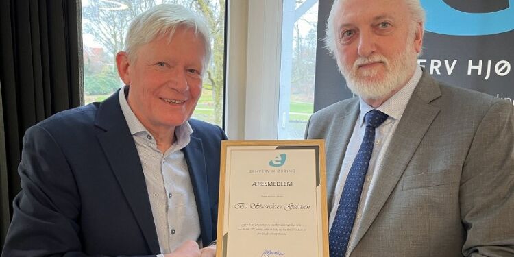 Bo Geertsen og A. Neil Jacobsen. Foto: Erhverv Hjørring.