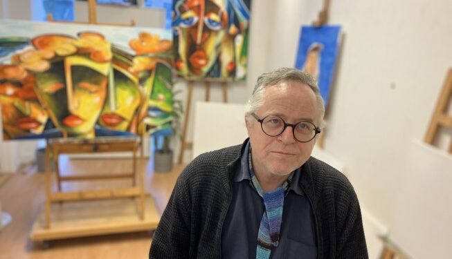 Brian Lykke er både kunstner og galleriejer. Foto: Palle W. Nielsen