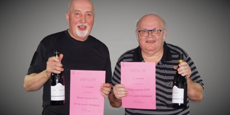 Henning Pedersen og Erik Brogaard blev henholdsvis nummer 1 og 2 i årets Forårscup.