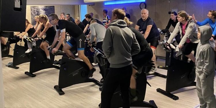 Niels Viberg ses her i midten af feltet hos HIFFI. Foto: Privat.