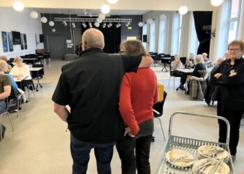 Indenfor i Forsamlingsbygningen i Hjørring. Foto (arkiv): Palle W. Nielsen