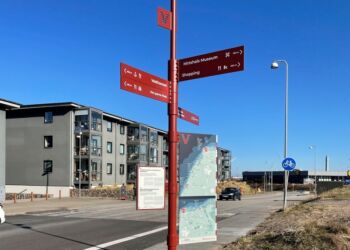 Wayfinding i Hirtshals.