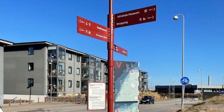 Wayfinding i Hirtshals.
