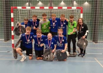 Forståelig jubel hos U15 drengene fra Taars/Ugilt IF. Foto: Privat.