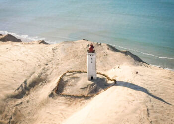 Rubjerg Knude Fyr. Foto: VesterhavsCaminoen.