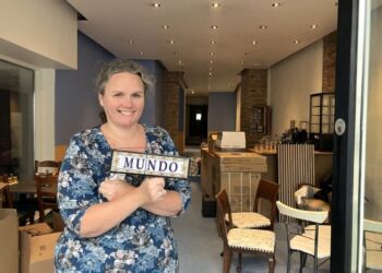 Henriette åbnede i foråret ny cafe på Springvandspladsen  i Hjørring. Foto (arkiv): Palle W. Nielsen.