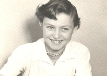 Gerda Rolle omkring 1954. Foto: Privat.