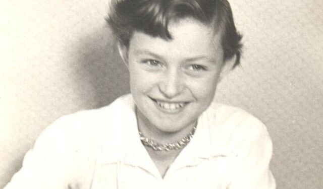 Gerda Rolle omkring 1954. Foto: Privat.