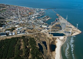 Hirtshals Havn. Foto: Erhverv Hjørring.