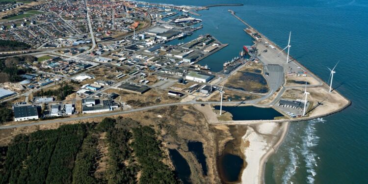 Hirtshals Havn. Foto: Erhverv Hjørring.