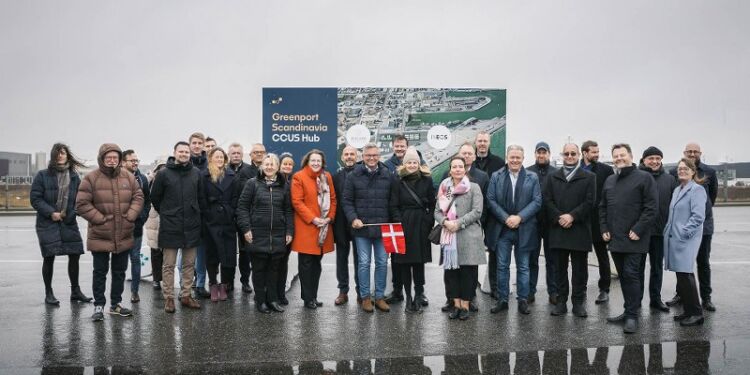 Østrigsk og tysk delegation besøgte Greenport Scandinavia og Hirtshals Havn for at udforske CO2-lagring i Nordsøen. Foto: Hirtshals Havn.