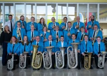 Hjørring Brass Band er et amatørorkester for messingblæsere og slagtøj og fungerer i dag som et sammenspilstilbud under Hjørring Musiske Skoles voksenundervisning.  Pressefoto