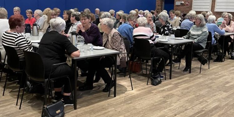 Tidligere arrangement med Hirtshals Husmoderforening. Foto: Lene Ø. Pedersen.