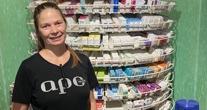 Mie Bech Hanberg er farmaceut, souschef og ansvarlig for temperaturovervågning på Hjørring Løve Apotek og Hjørring Hjorte Apotek.