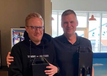 Vinderede sf Twonby Open 2024 Emil Lyn Andersen og Karsten W. Gaardbo. Foto: Niels Chr. Jakobsen.