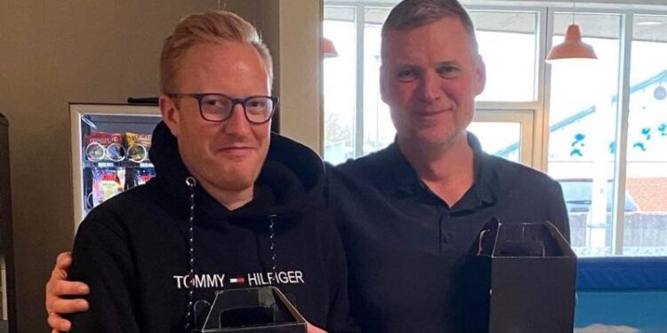 Vinderede sf Twonby Open 2024 Emil Lyn Andersen og Karsten W. Gaardbo. Foto: Niels Chr. Jakobsen.