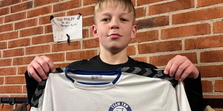 Kampens spiller blev Nikolaj Nittegaard. Foto: HB.