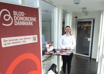 Bloddonorerne i Vendsyssel kommer gerne på besøg. Privatfoto