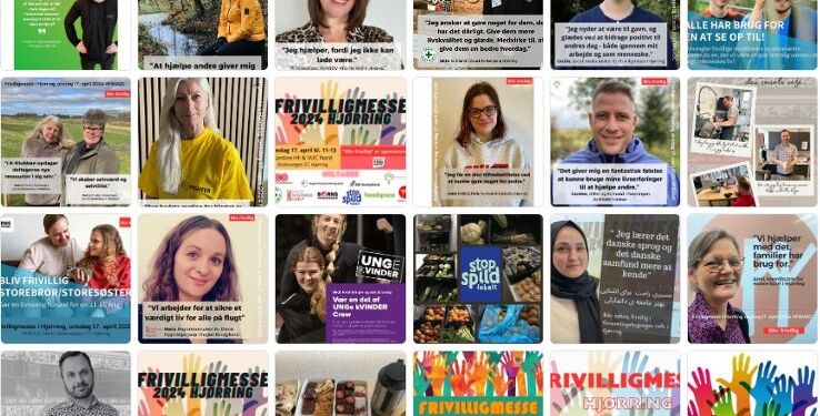 Deltagerne i Frivillig-messen i Hjørring den 17. april klokken 11-13.