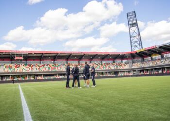 Kasper Kusk spiller lige nu her på Jysk Park i Silkeborg i Superligaen. Arkivfoto: Vendsyssel FF