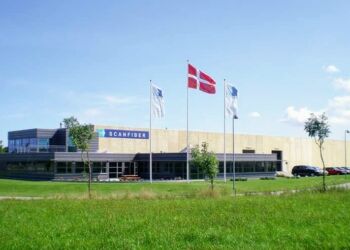 Scanfiber i Sindal er en virksomhed i rivende udvikling. Privatfoto.